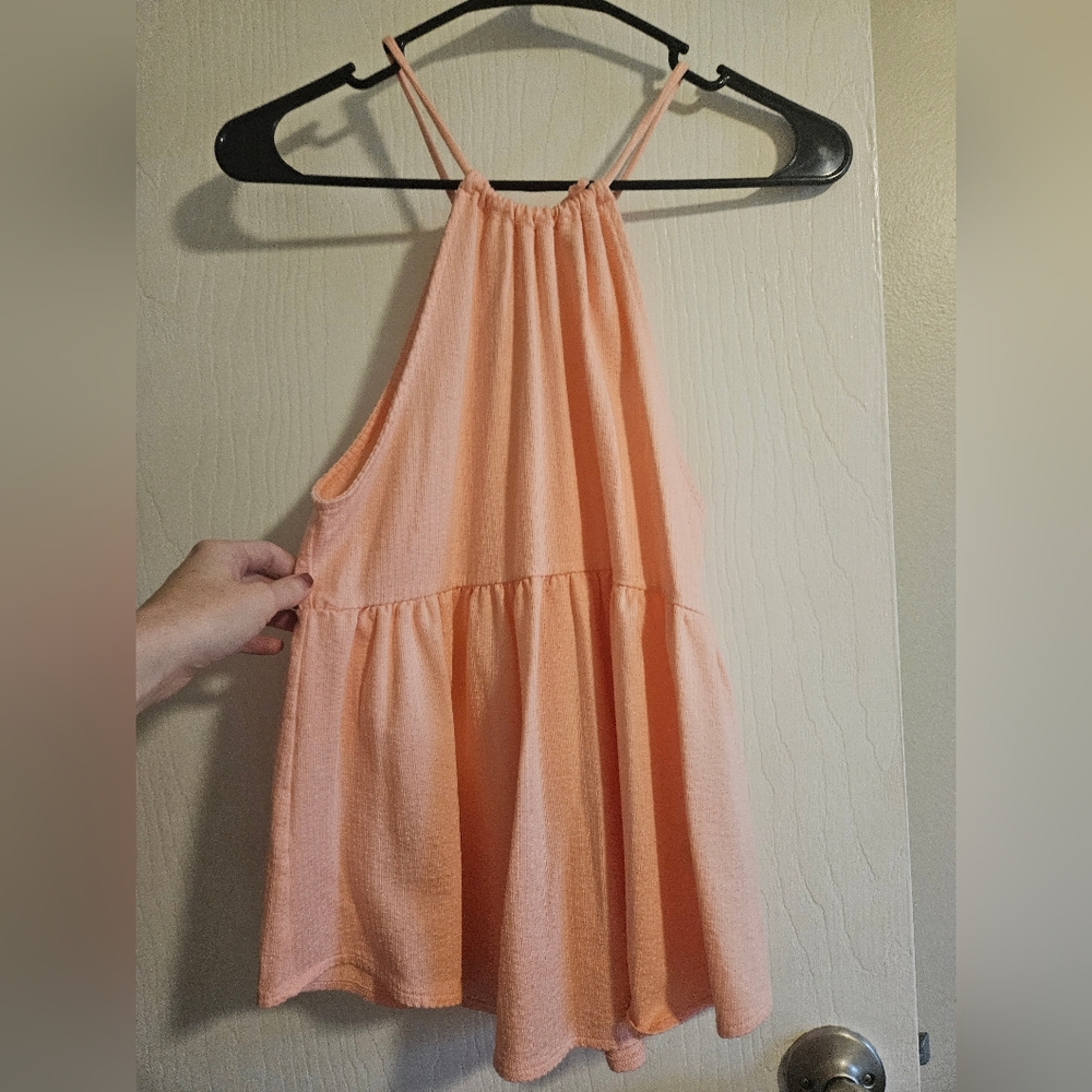 Womens SO Coral Halter Top